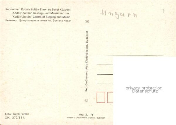 Kecskemet Kodaly Zoltan Gesang und Musikzentrum – Bild 2
