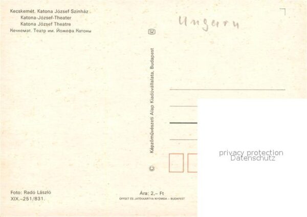 Kecskemet Katona Jozsef Theatre – Bild 2