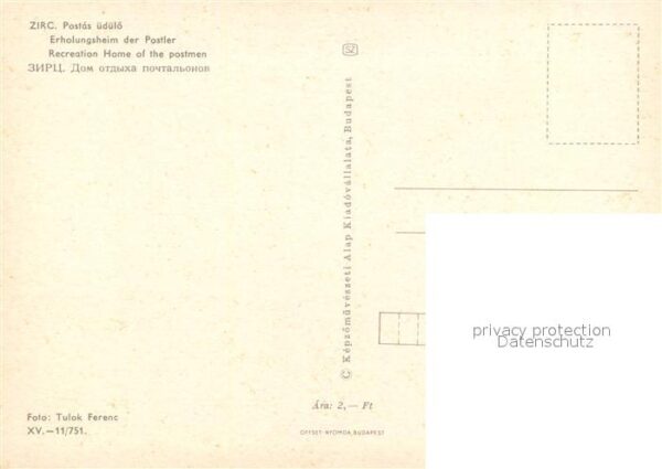 Zirc Erholungsheim der Postler – Bild 2