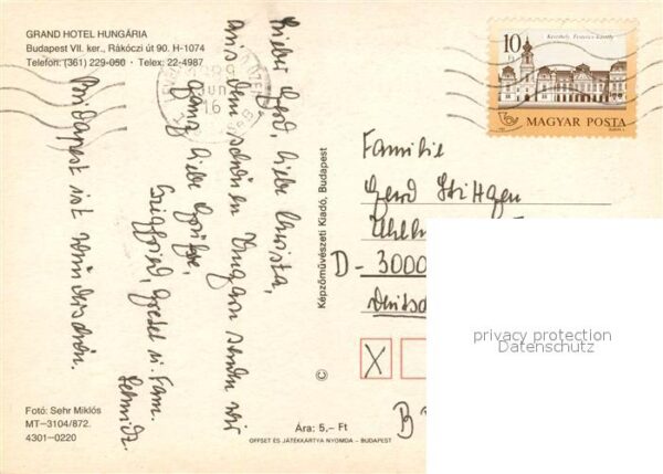 Budapest Grand Hotel Hungaria Gasträume Bar – Bild 2