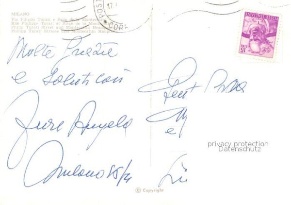Milano Philipp Turati Strasse und Montecatini – Bild 2