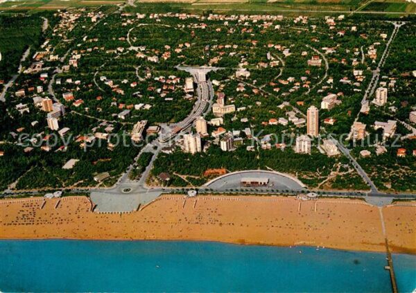 Lignano Pineta Die Spirale Fliegeraufnahme