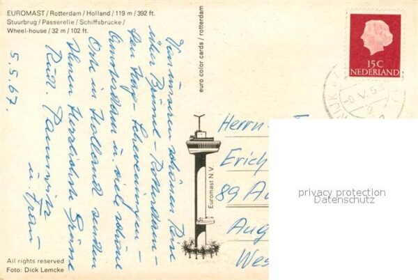 Rotterdam Euromast Fliegeraufnahme – Bild 2