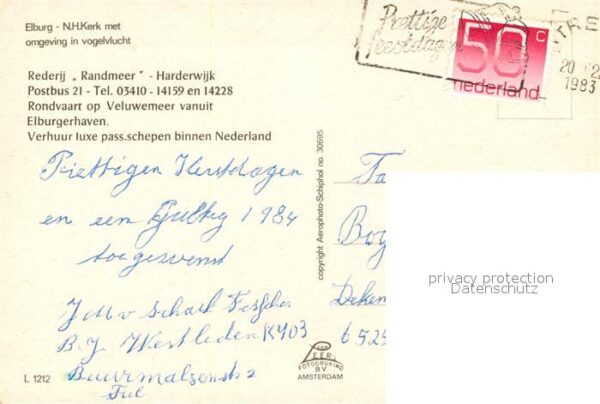 Elburg NH Kerk met omgeving in vogelvlucht – Bild 2