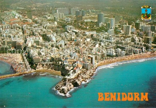 Benidorm Fliegeraufnahme