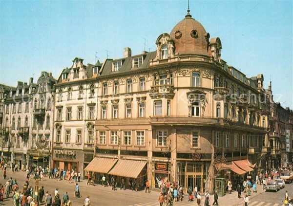 Katowice Zabytkowe kamieniczki przy ulicy 3 Maja