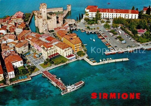Sirmione Lago di Garda Panorama dall aereo