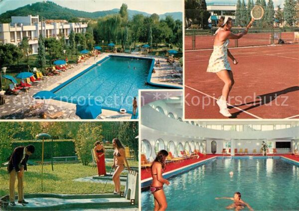 Abano Terme Hotel Ermitage Bel Air Pool Minigolf Te