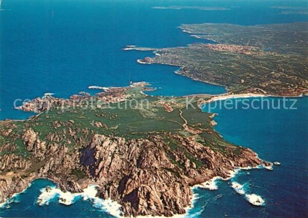 Teresa Gallura Capo Testa Fliegeraufnahme