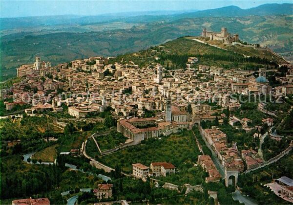 Assisi Umbria Fliegeraufnahme