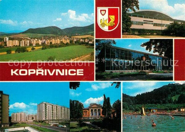 Koprivnice Panorama Stadthalle Schwimmbad Hochhäus