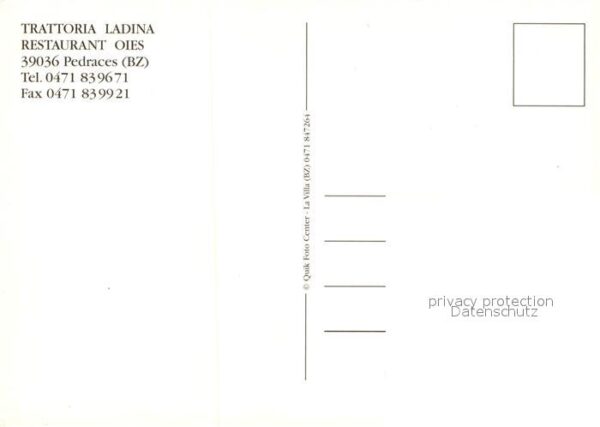 Pedraces Trattoria Ladina Restaurant Oies – Bild 2