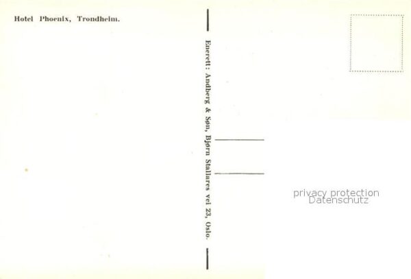 Trondheim Hotel Phoenix Künstlerkarte – Bild 2