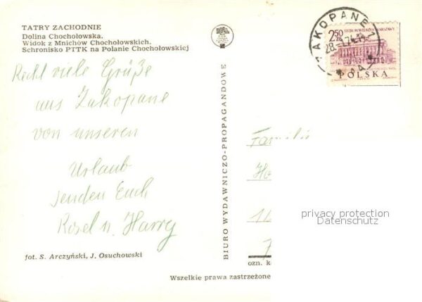 Tatry Zachodnie Landschaftspanorama Western Tatras Berg – Bild 2