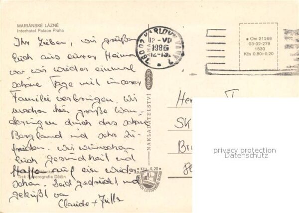Marianske Lazne Interhotel Palace Praha – Bild 2