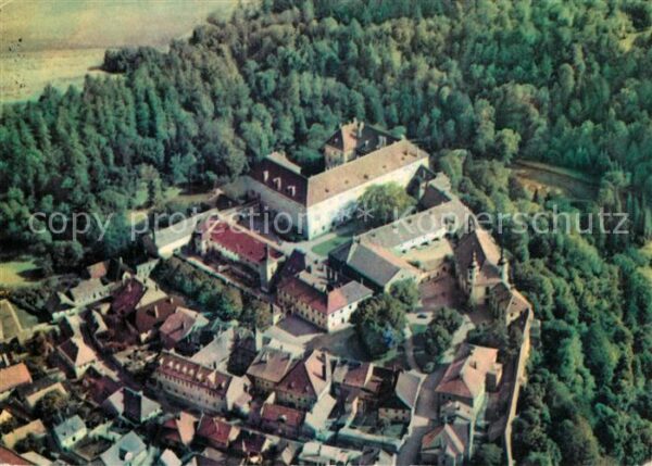 Opocno Schloss Fliegeraufnahme