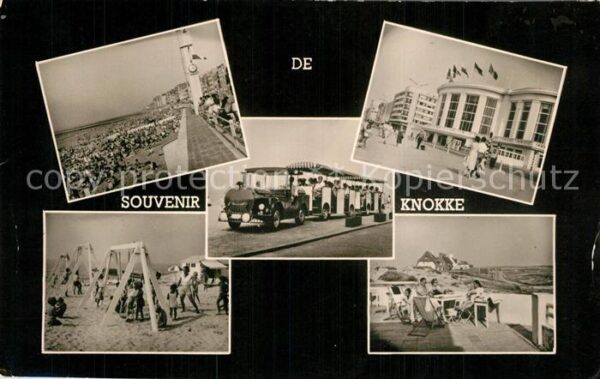 Knokke-Heist Strand Promenade Hotel Touristenbahn