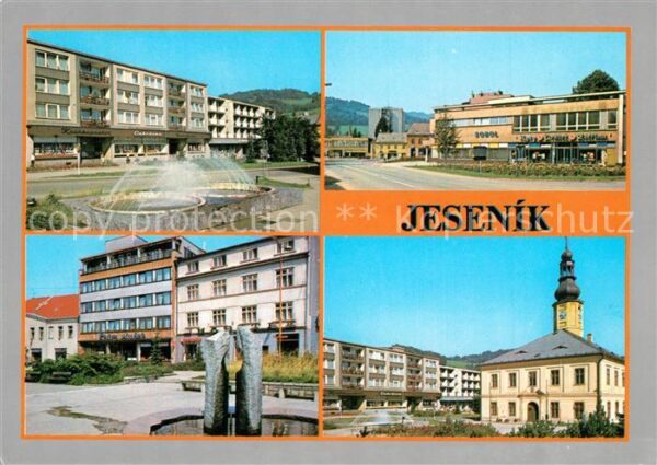 Jesenik Teilansichten Innenstadt