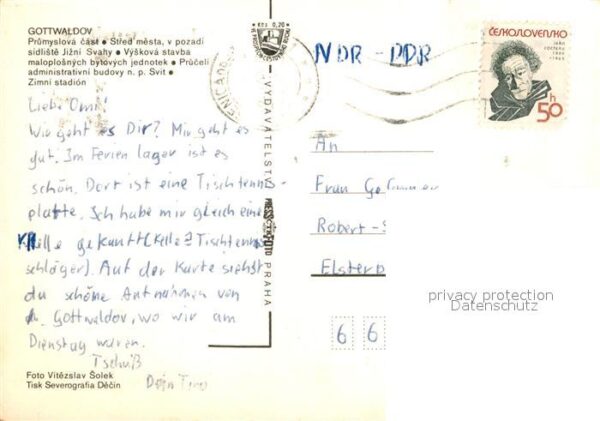 Gottwaldov Tschechien Teilansichten Gebäude Fabrik – Bild 2