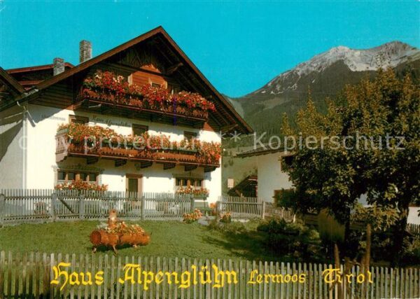 Lermoos Tirol Gästehaus Pension Haus Alpenglühn Alpen