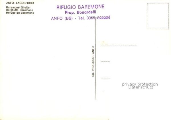 Anfo Rifugio Baremone Berghütte – Bild 2