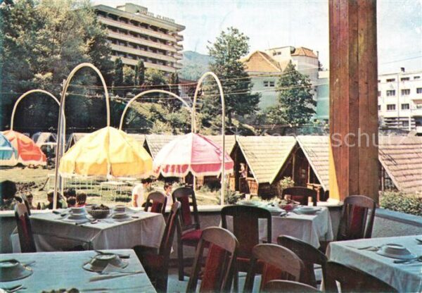 Olanesti Popas turistic Restaurant Terrasse