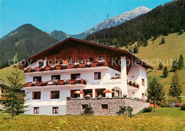 Lermoos Tirol Gästehaus Pension Haus Lusspark Alpen