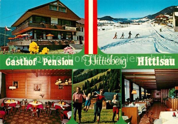 Hittisau Vorarlberg Gasthof Hittisberg Restaurant Winterspo