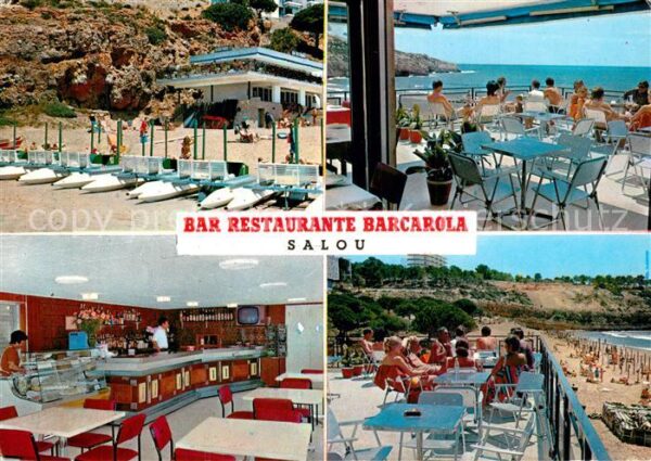 Salou Bar Restaurante Barcarola Playa Capella