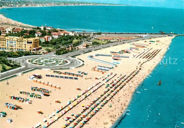 Rimini La spiaggia vista dall alto