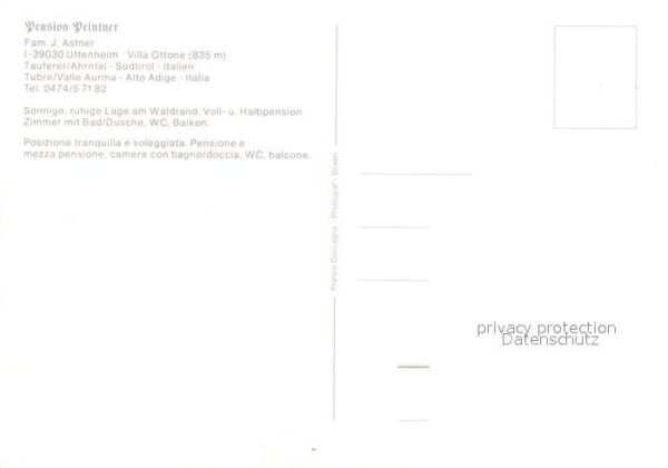 Uttenheim Suedtirol Gästehaus Pension Peintner Villa Ottone – Bild 2
