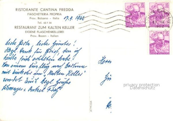 Bolzano Ristorante Cantina Fredda Restaurant Zu – Bild 2
