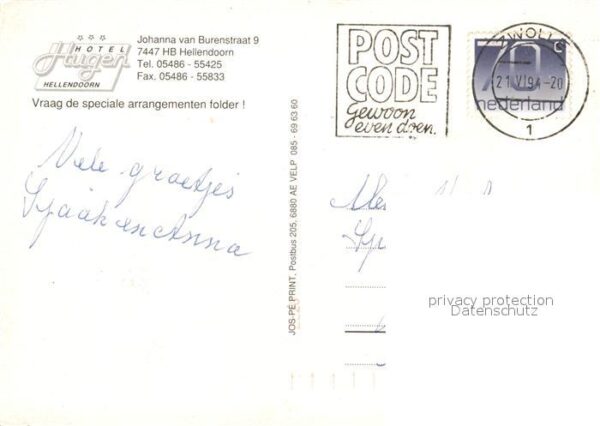 Hellendoorn Hotel Hugen Restaurant Heidelandschaft – Bild 2
