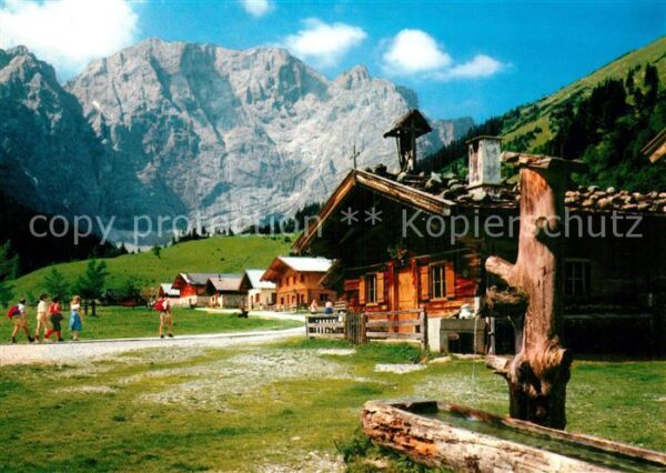 Eng Alm am Grossen Ahornboden Karwendelgebirge