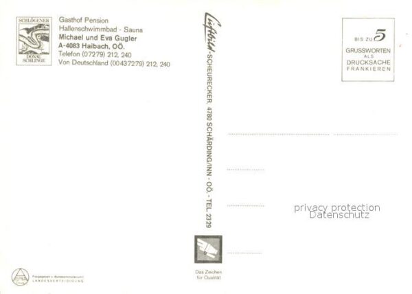 Haibach Donau Gasthof Pension Gugler – Bild 2