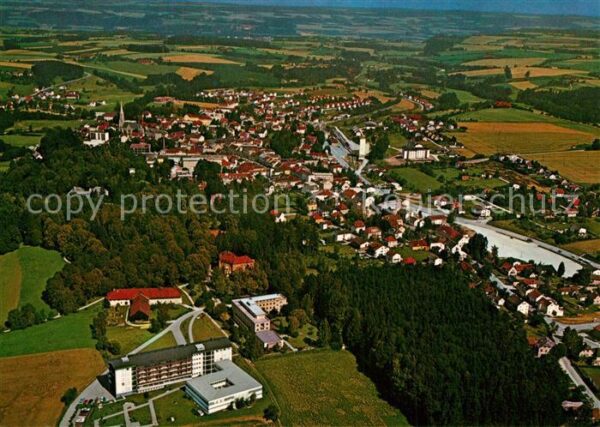 Bad Hall Oberoesterreich Kurort Kuranstalt Fliegeraufnahme