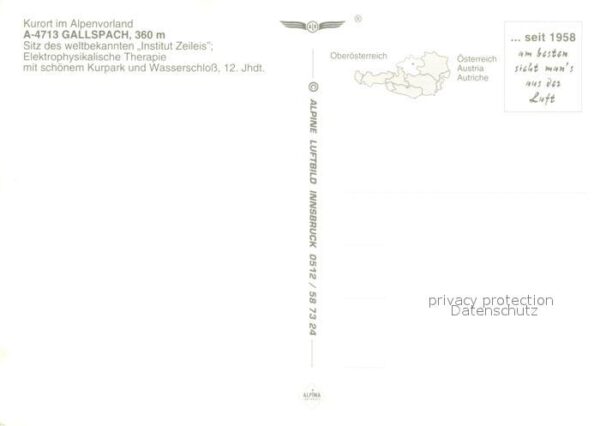 Gallspach Kurort im Alpenvorland Fliegeraufnahme – Bild 2