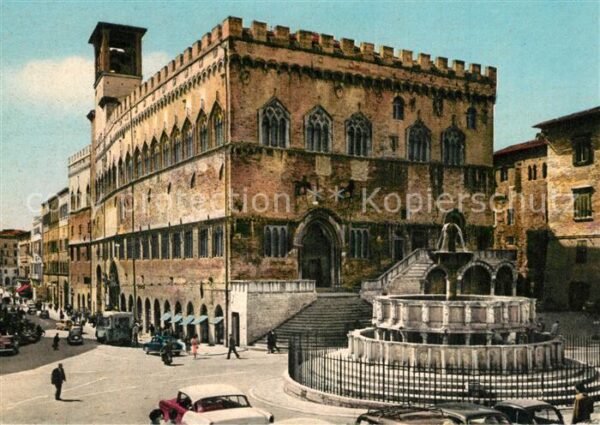 Perugia Palazzo Comunale e Fontana Maggiore