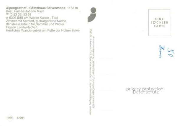 Soell Tirol Alpengasthof Pension Salvenmoos Bergbah – Bild 2