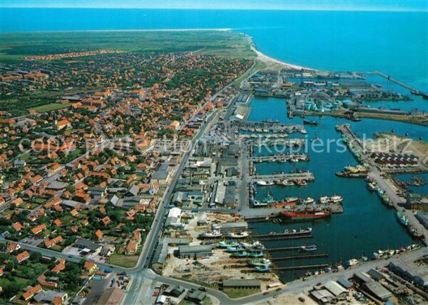 Skagen Hafen Fliegeraufnahme
