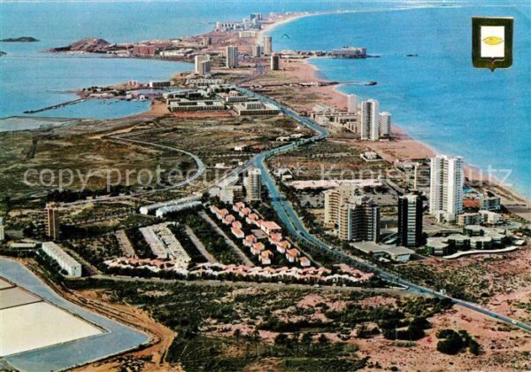 La Manga del Mar Menor Fliegeraufnahme