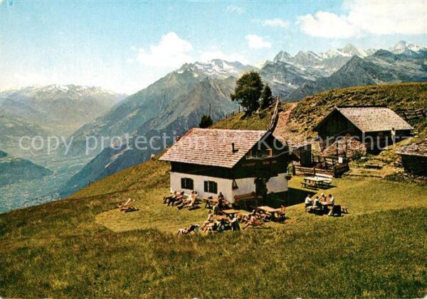 Tall Schenna Stafellhütte am Hirzer Alpenpanorama