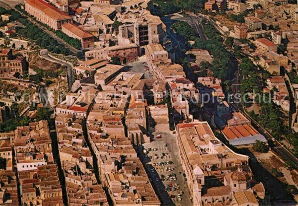 Cagliari Zona storica Il Castello veduta aerea
