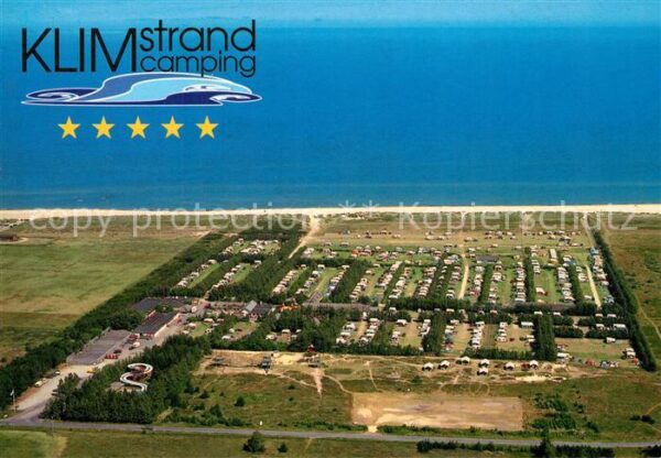 Fjerritslev Klim Strand Camping Fliegeraufnahme