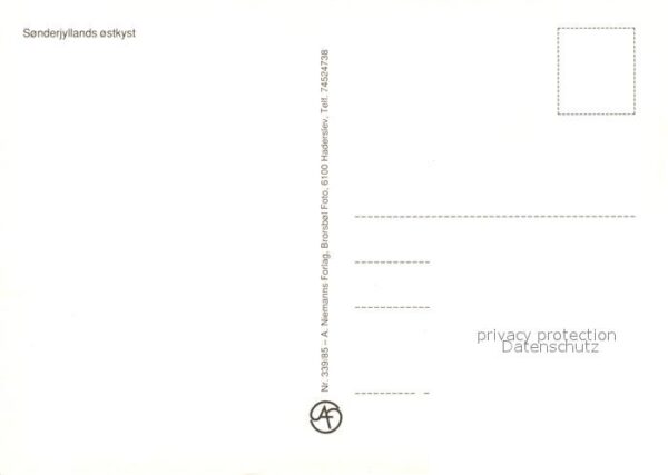 Sonderjylland Ostküste Landkarte – Bild 2