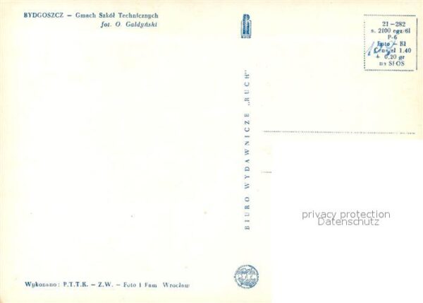 Bydgoszcz Pommern Gmach Szkol Technicznych – Bild 2