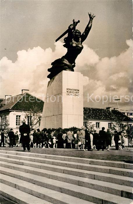 Warszawa Pomnik Bohaterow Warszawy