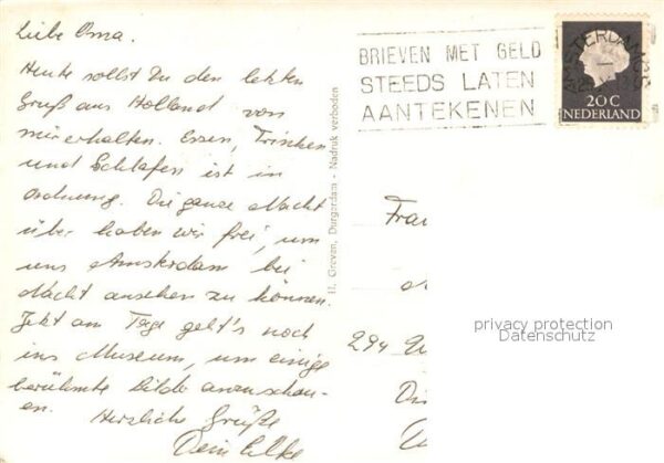 Amsterdam Niederlande Huis aan de Drie Grachten – Bild 2