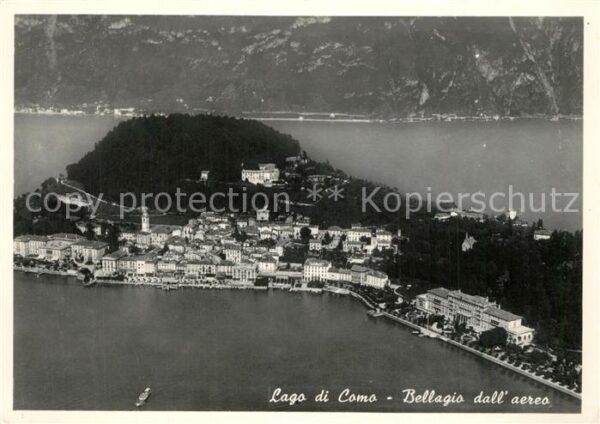 Como Lago di Como Bellagio dall aereo