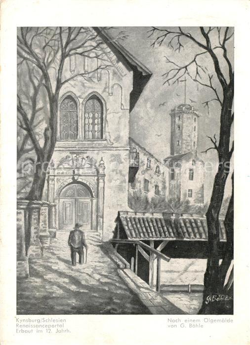 Kynsburg Renaissanceportal Ölgemälde